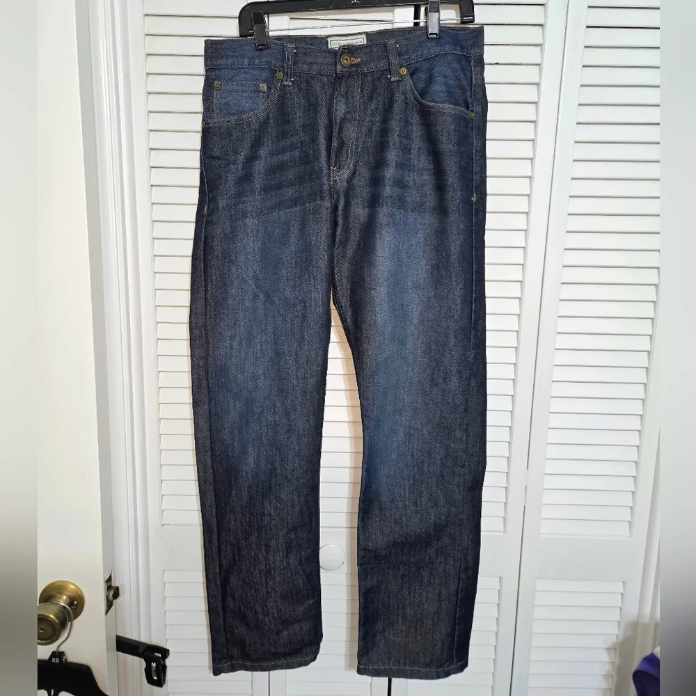 Alexander Julian Colours Men's 34 X 32 Blue Jeans